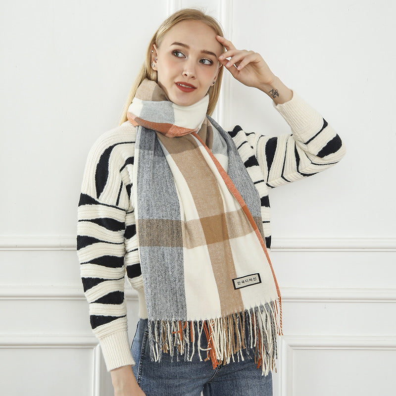 Ladies Fashionable Scarf Soft Material Long Size with Elegant Fringes