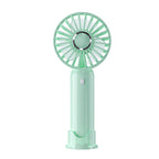 Portable Battery-Operated Fan USB Rechargeable Personal Cooling Fan with Adjustable Head
