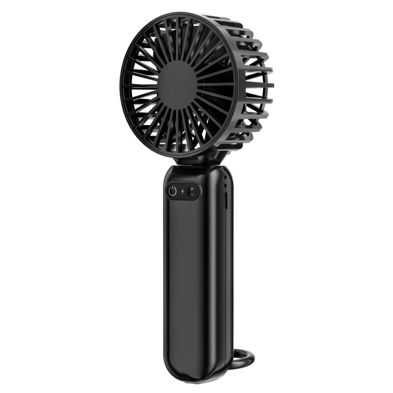 Portable USB Fan Folding Design Lightweight Quiet 3-Speed Adjustable Cooling for Women
