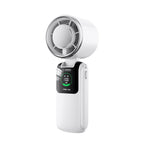 Handheld Turbo Fan Portable Rechargeable Compact Cooling Fan with LED Display