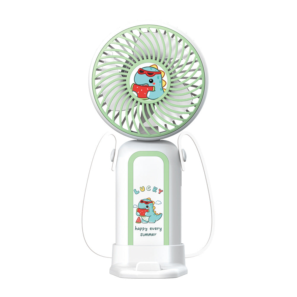 Harrow Portable Handheld Fan Cartoon Monkey Design Rechargeable USB Fan