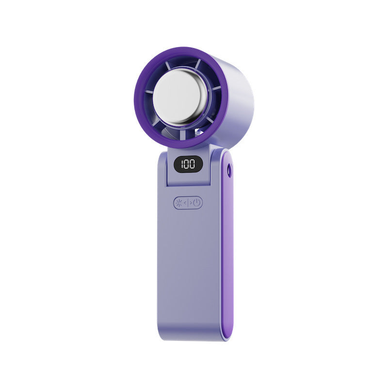 Handheld Portable Fan with Rechargeable Battery and Adjustable Speeds Quiet Operation Compact Design