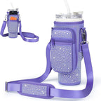 Women's Insulated Water Bottle with Versatile Carrying Bag Durable and Stylish Design