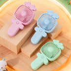 Portable Mini Hand Fan USB Rechargeable Quiet Operation Ergonomic Handle Compact Lightweight Design