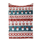 Women's Christmas Blanket Soft Microfiber Festive Tree and Gift Design Cozy Throw