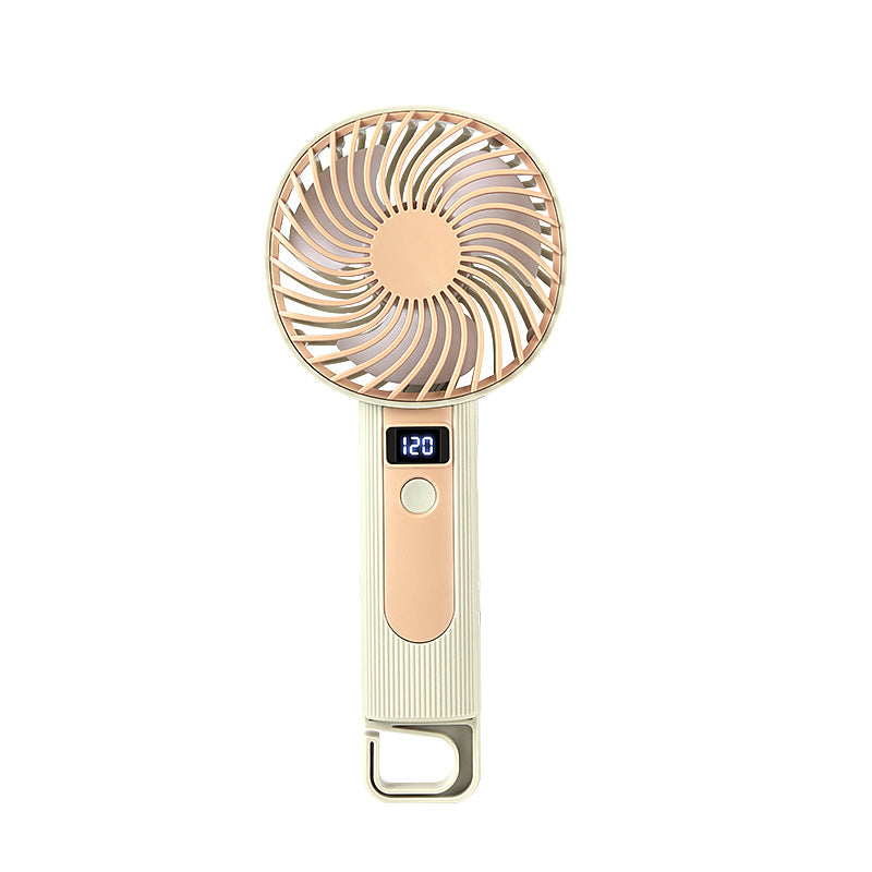 Portable Battery Operated Fan with Variable Speed Control and LED Display