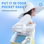Portable Mini Fan USB Rechargeable Compact Handheld Personal Cooler