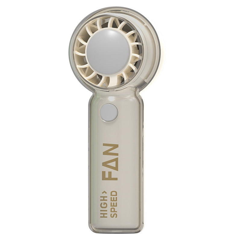 Harrow Portable Handheld Fan High-Capacity Rechargeable Battery Multiple Speeds Compact Design