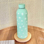 Women's Insulated Stainless Steel Water Bottle Double-Walled Vacuum Leak-Proof Animal Design