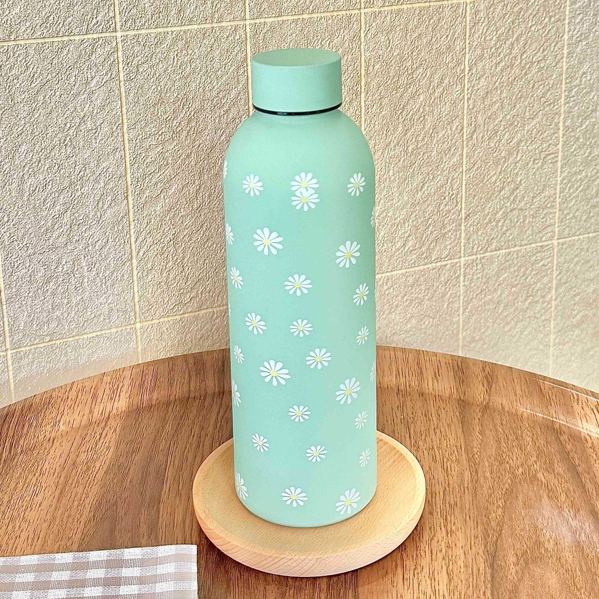 Women's Insulated Stainless Steel Water Bottle Double-Walled Vacuum Leak-Proof Animal Design