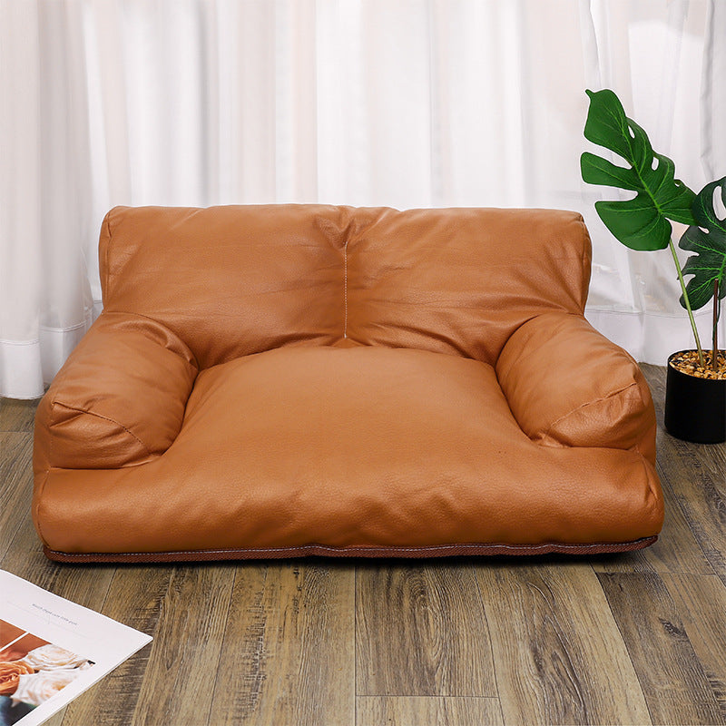 Pet Bed with Comfortable Padding and Non-Slip Bottom for Dogs and Cats