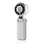 Portable Handheld Fan with LCD Display USB Rechargeable Variable Speed Control
