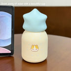 Women’s Insulated Water Bottle with Star Cap BPA-Free Leak-Proof Portable Drink Bottle