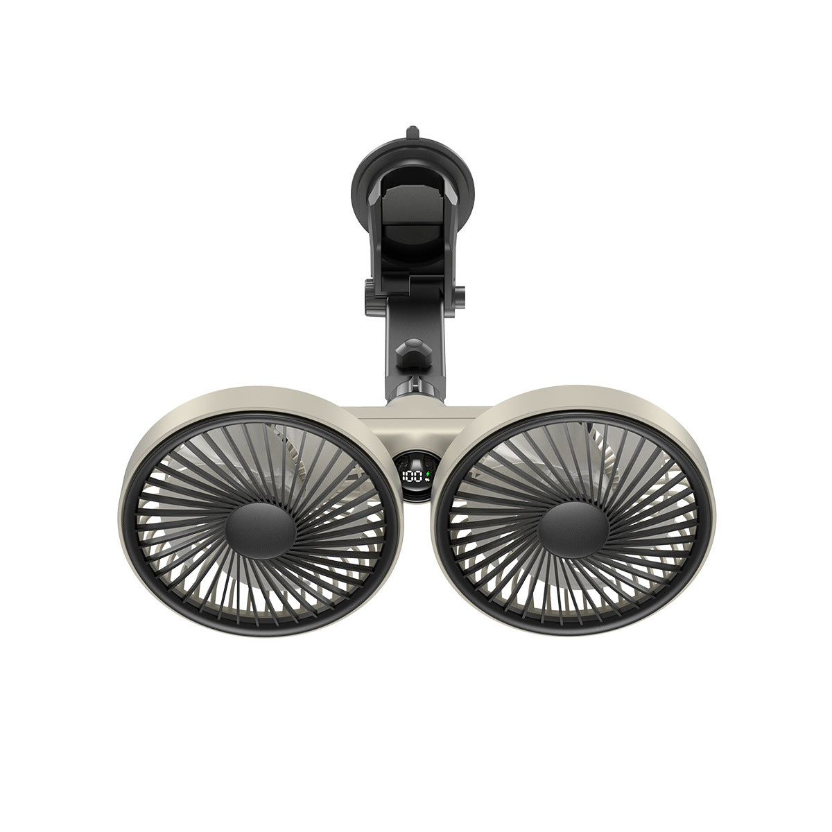 Women's Dual Fan With Digital LCD Control Adjustable Quiet Portable Cooling