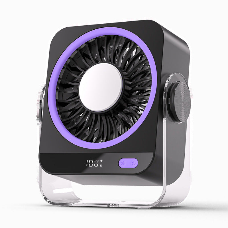Portable Desk Fan Harrow Compact Lightweight Quiet Operation Adjustable Speed