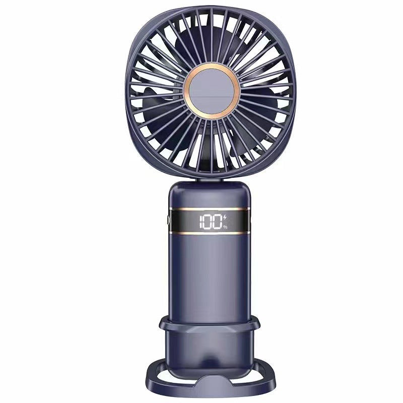 Portable High-Performance Personal Fan with Digital Display Multiple Speeds Long Battery Life