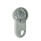 Portable Handheld Cooling Fan with Mirror Rechargeable Battery Adjustable Speeds Compact Lightweight