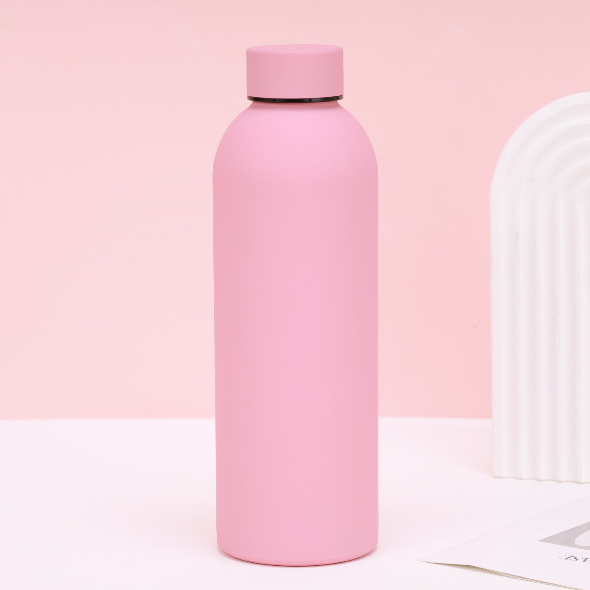 Vacuum Insulated Stainless Steel Water Bottle Leak-Proof Soft-Touch Surface