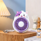 Portable Handheld Fan with Cute Chicken Design USB Rechargeable Wristband Cooler