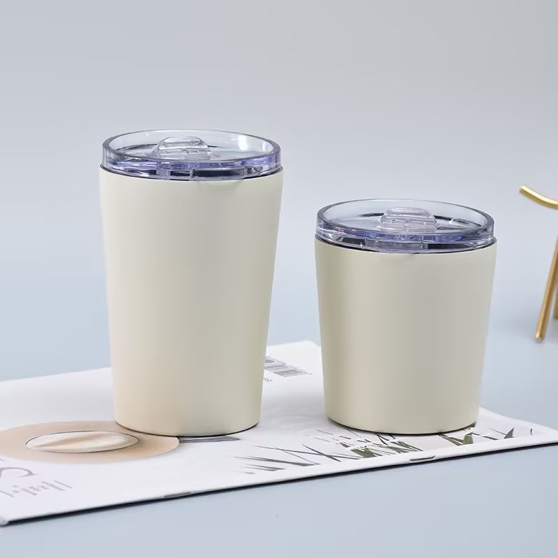 Insulated Travel Mug with Leak-Proof Lid and Ergonomic Handle for Hot and Cold Drinks