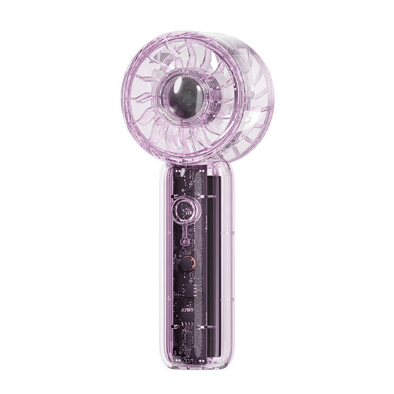 Harrow Mini Rechargeable Handheld Fan Portable Quiet Operation Multiple Speeds