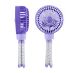 Portable Handheld Fan with Flexible Mounting System Compact Ergonomic Design