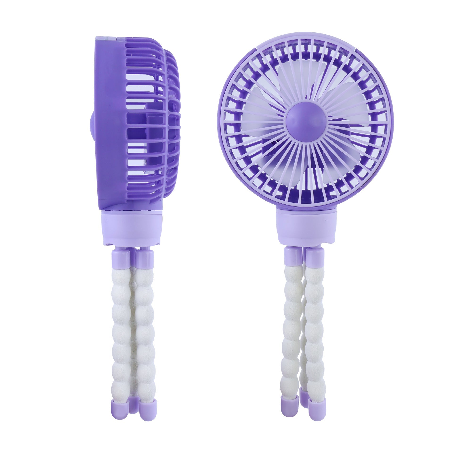 Portable Handheld Fan with Flexible Mounting System Compact Ergonomic Design