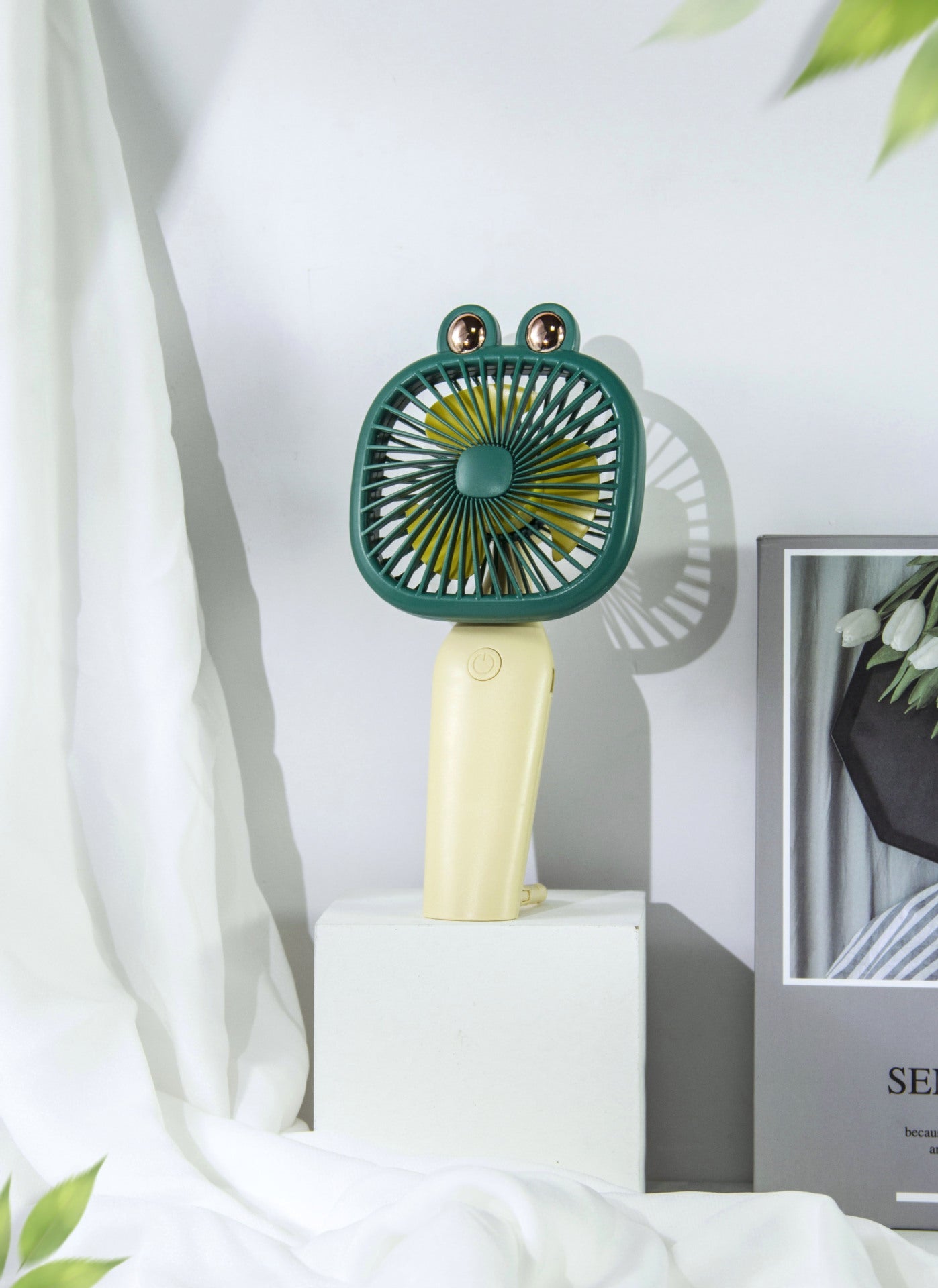 Harrow Rechargeable Handheld Fan Compact Portable Lightweight Quiet Operation Unisex