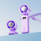 Harrow Portable Dual Fan with Adjustable Speeds and Rotating Head for Personal Cooling