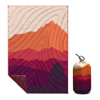 Compact Insulation Blanket Water-Repellent Lightweight Thermal Blanket with Nature Design