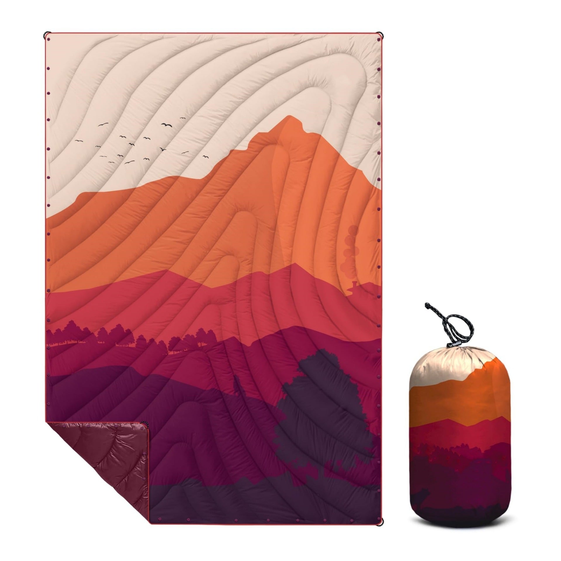 Unisex Outdoor Blanket Water-Repellent Multifunctional Compact Camping Mat