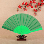 Unisex Colored Fan Set Lightweight Compact Handheld Fans for Travel and Events