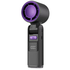 Portable Handheld Fan Compact Quiet 3-Speed with Digital Battery Display