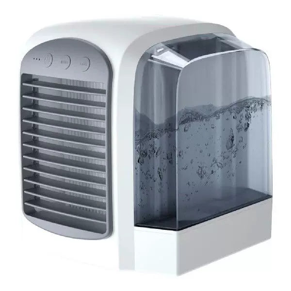 Personal Evaporative Air Cooler and Humidifier Compact USB-Powered Portable