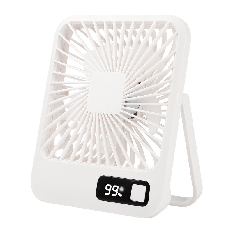 Rechargeable Personal Desk Fan Portable Quiet Adjustable Speed with LED Display