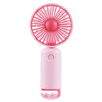 Harrow Portable Handheld Clip Fan Rechargeable Battery Adjustable Speeds Compact Lightweight
