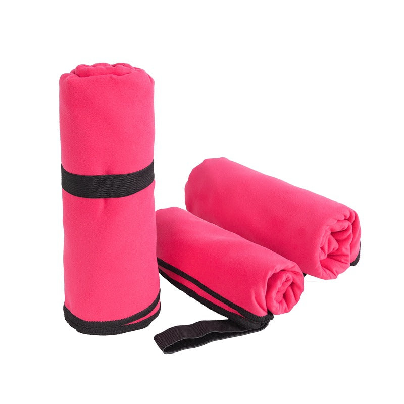 Brehn Ladies Compact Travel Fleece Blanket Lightweight Soft Cozy with Carry Strap