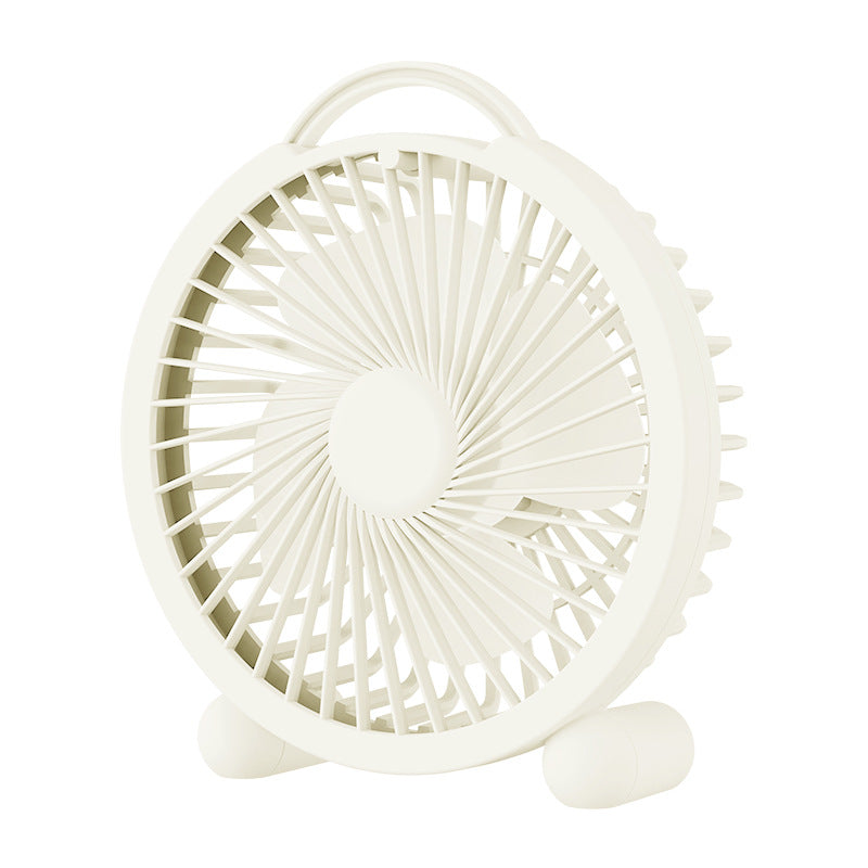 Portable Desk Fan Compact Lightweight Adjustable Speed USB Powered
