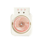 Portable USB Fan with Flexible Tilt and Misting Function for Personal Cooling