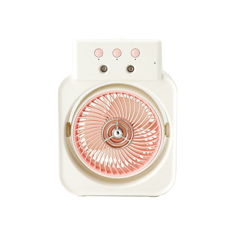 Portable USB Fan with Flexible Tilt and Misting Function for Personal Cooling