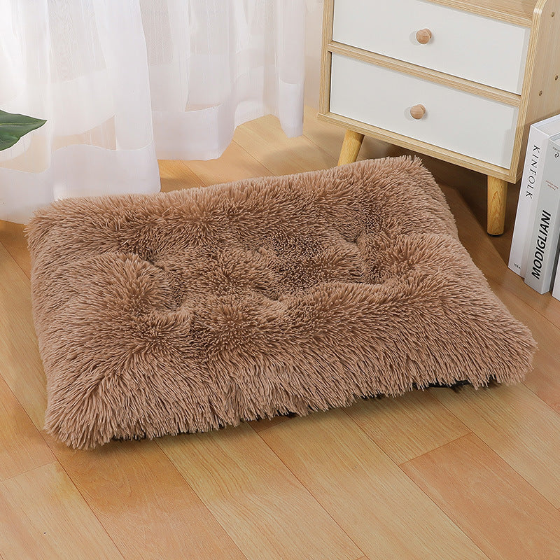 Unisex Cozy Pet Pillow Soft Fiber Non-Slip Machine Washable Cushion for Small and Medium Pets