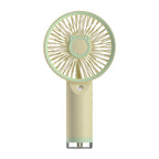 Portable Rechargeable Hand Fan Cute Cat Design Lightweight Compact