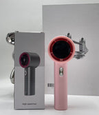High-Speed Handheld Fan Portable USB Rechargeable with LED Display