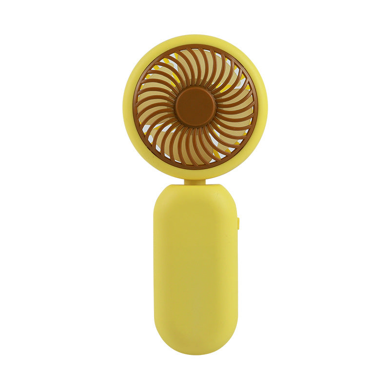 Portable Mini Hand Fan with Ergonomic Handle and Powerful Battery Lightweight Personal Cooling Fan for Women