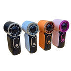 Portable Mini Fan with LED Display and Multiple Speeds Lightweight Handheld Personal Cooling Fan