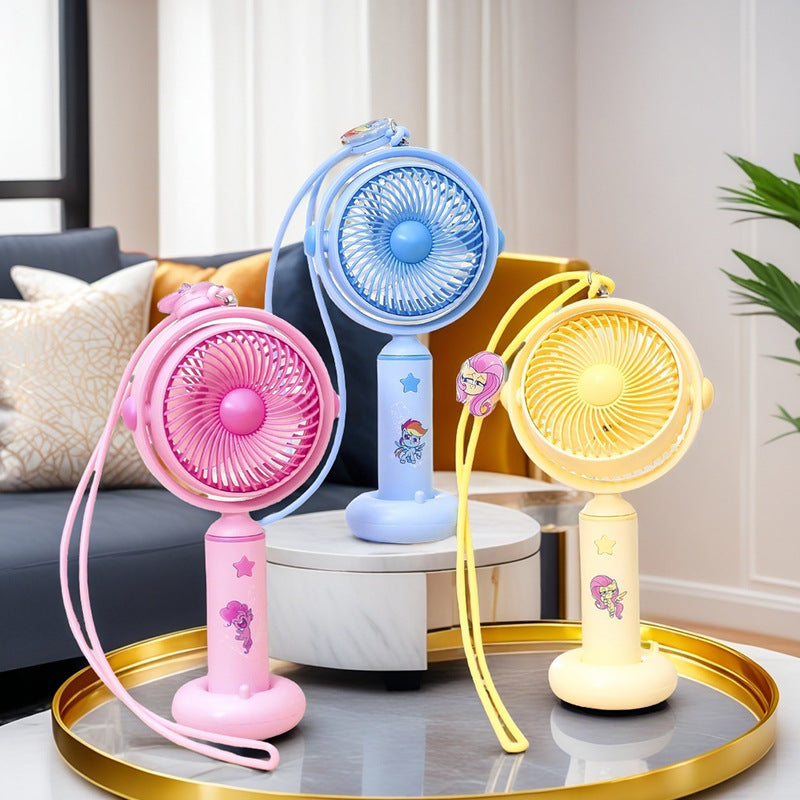 Portable Mini Fan USB Rechargeable with Flexible Neck and Mounts Lightweight Personal Cooling Fan
