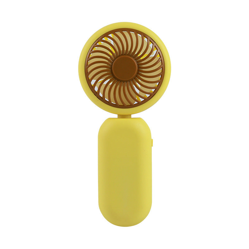 Women Portable Hand Fan Ergonomic Design Rechargeable Battery Operated Compact