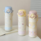 Women's Insulated Coffee Mug with Leak-Proof Lid and Unique Animal Design Portable Handle