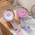Portable Mini Fan USB Rechargeable Compact Personal Handheld Fan with Adjustable Speed