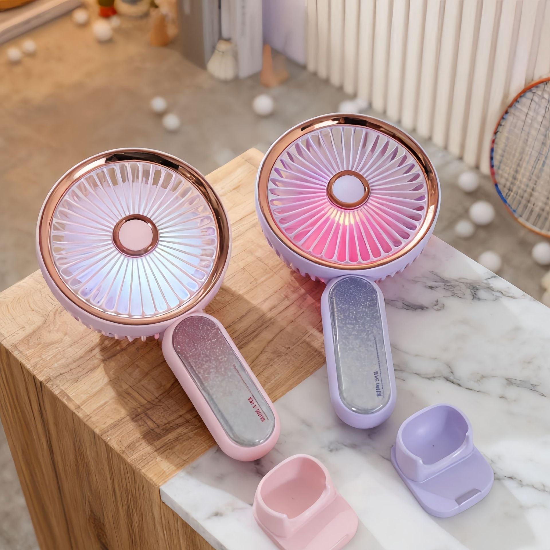 Portable Mini Fan USB Rechargeable Compact Personal Handheld Fan with Adjustable Speed